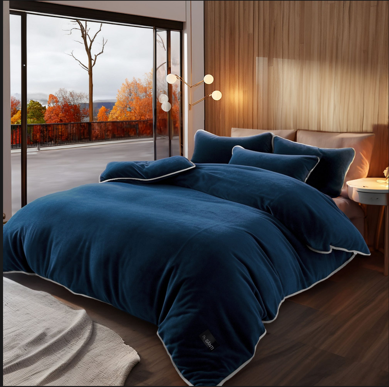 The Kefalonia Velvet Bedding Set