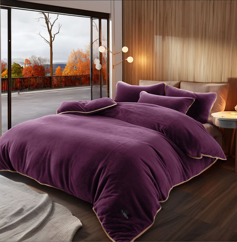 The Kefalonia Velvet Bedding Set