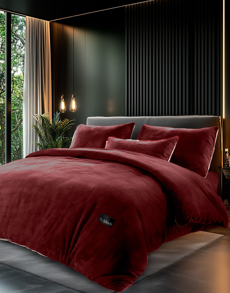 The Kefalonia Velvet Bedding Set