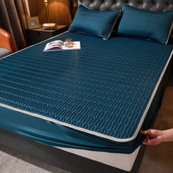 Alpha Cooling Latex Mat Mattress Pad Set